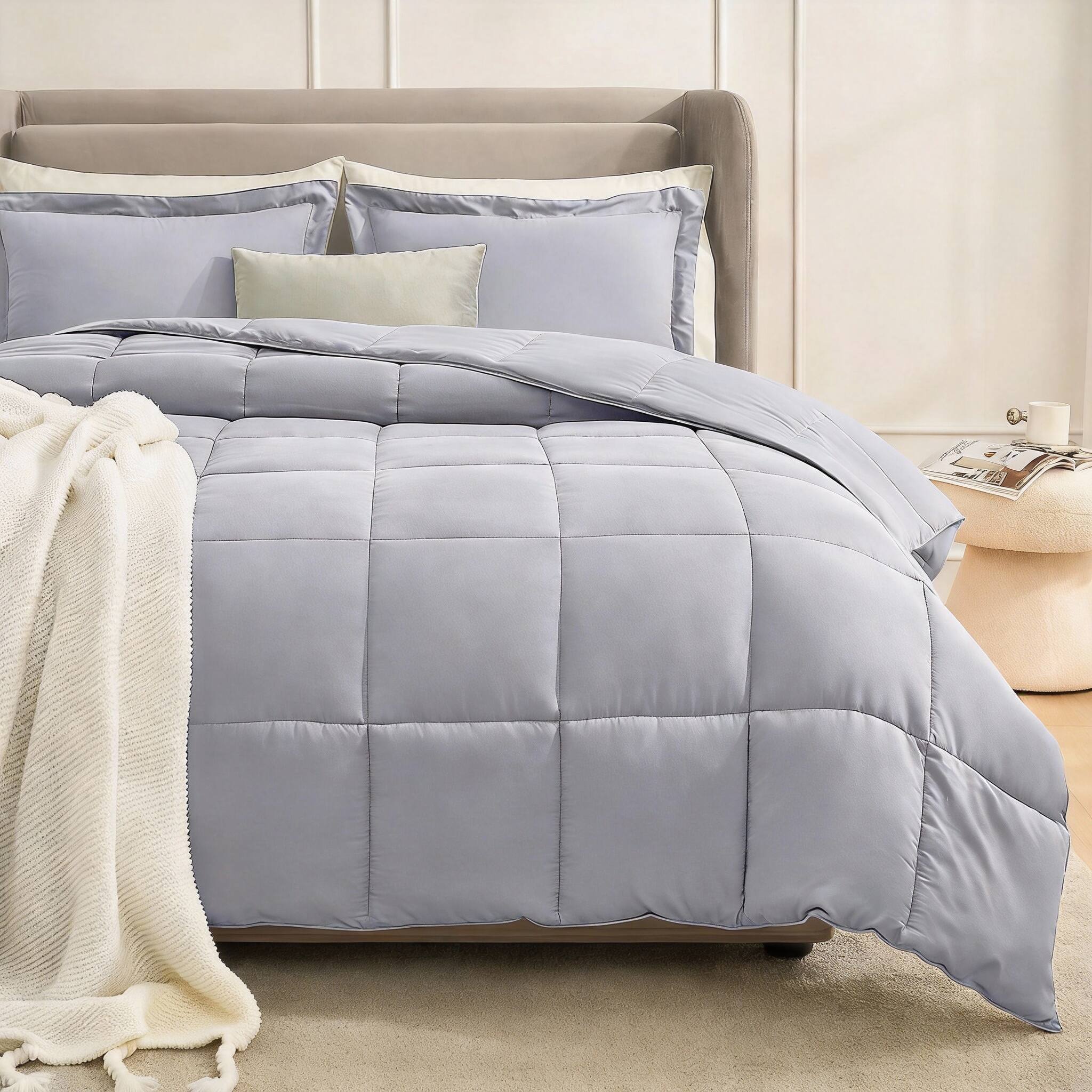 Solid-light Grey California King