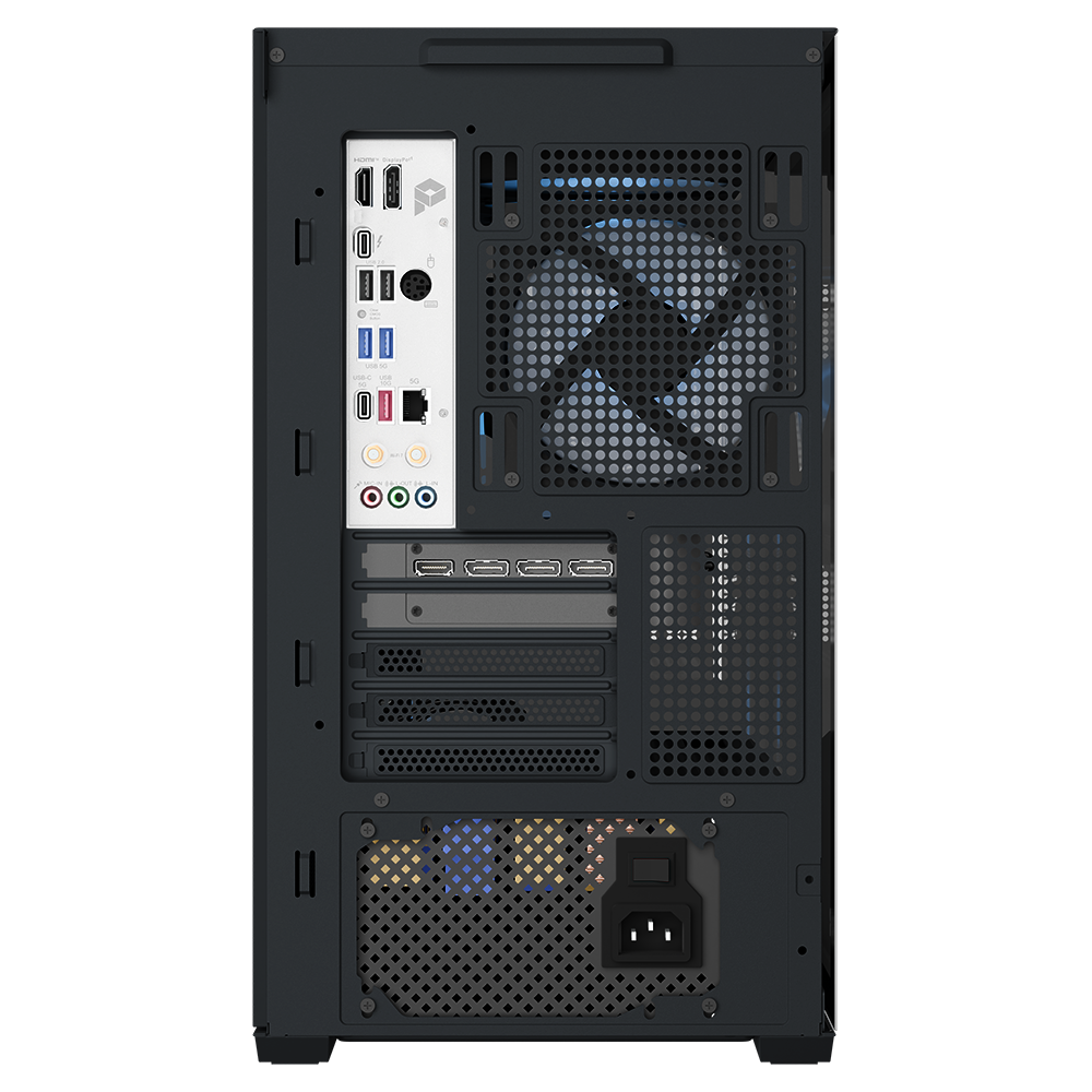 Alt View 2. MAINGEAR - Zero Sapphire Gaming Desktop - NVIDIA GeForce RTX 5080 - Intel Core Ultra 7 270K Plus - 32GB Memory - 2TB Storage - Black.