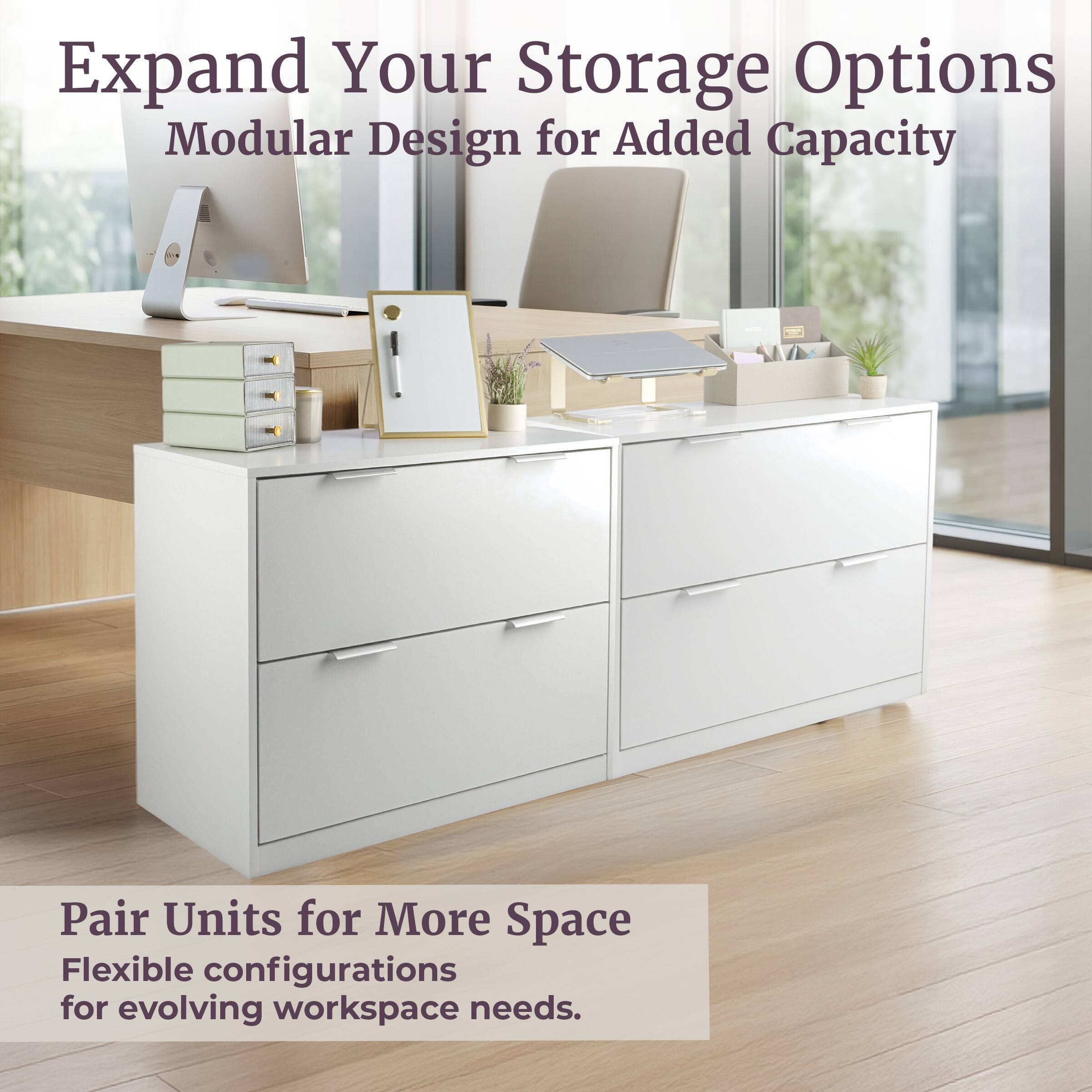 Expand Your Storage Options  
Modular Design for Added Capacity  

Pair Units for More Space  
Flexible configurations for evolving workspace needs.