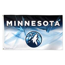 WinCraft - Minnesota Timberwolves 2024/25 City Edition One-Sided 3' x 5' Deluxe Flag - Multicolor
