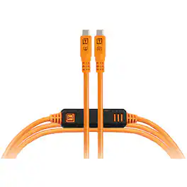 Tether Tools - TetherPro Optima 10G TetherBoost In-Line USB-C, Straight Cable, 6'