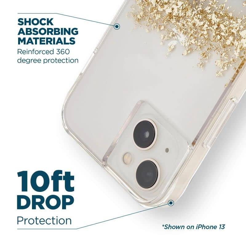 SHOCK ABSORBING MATERIALS  
Reinforced 360 degree protection  

10ft DROP Protection  

*Shown on iPhone 13