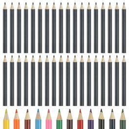 Unique Bargains - Colored Pencils, Cute Oil-Based Drawing Pencils for Adult Coloring, Artists, Beginners, 36pcs - Dark Blue
