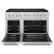 Angle. ZLINE - 48 in. Wide 8 Burner Paramount Dual Fuel Range with DuoPro Cooktop & Dual Ovens (PSDR48) - Stainless Steel.