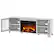 Alt View 15. Camden&Wells - Quincy Log Fireplace TV Stand for TVs up to 75" - White.
