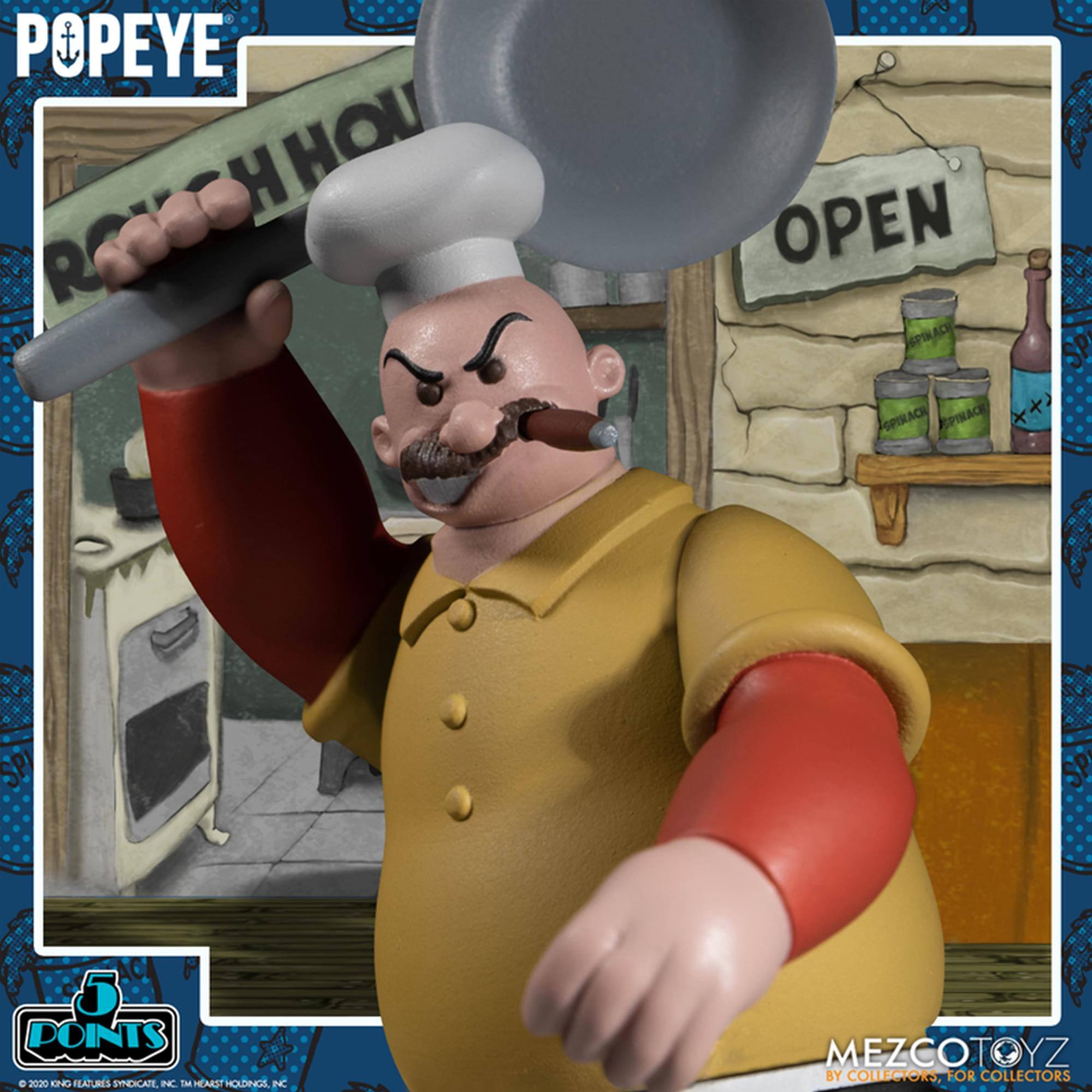 POPEYE  
RAYCHHOU  
H HOU  
R OPEN SPINACE SP SPIRACH EPINACE  
x 5 POINTS  
e 2020 KNG FLATURES SYMERATE IC TM HEART HOLDINOS  
MC - MEZCOTOYZ  
BY COLLECTORS, FOR COLLECTORS