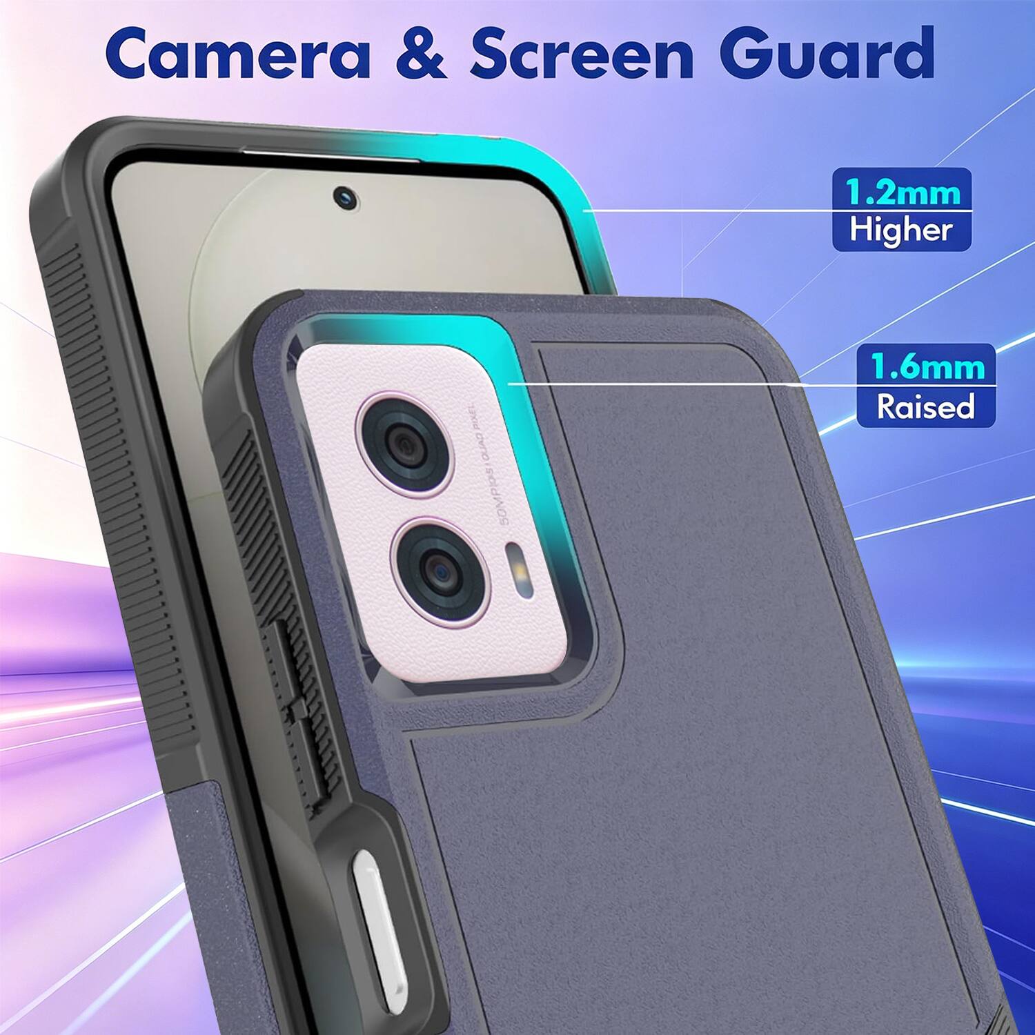 Camera & Screen Guard

1.2mm Higher

1.6mm Raised