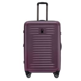 Spyder - Rails 29 Inch Expandable Hardside Upright Suitcase with 360 Spinner Wheels, TSA Approved Lock - Burgundy