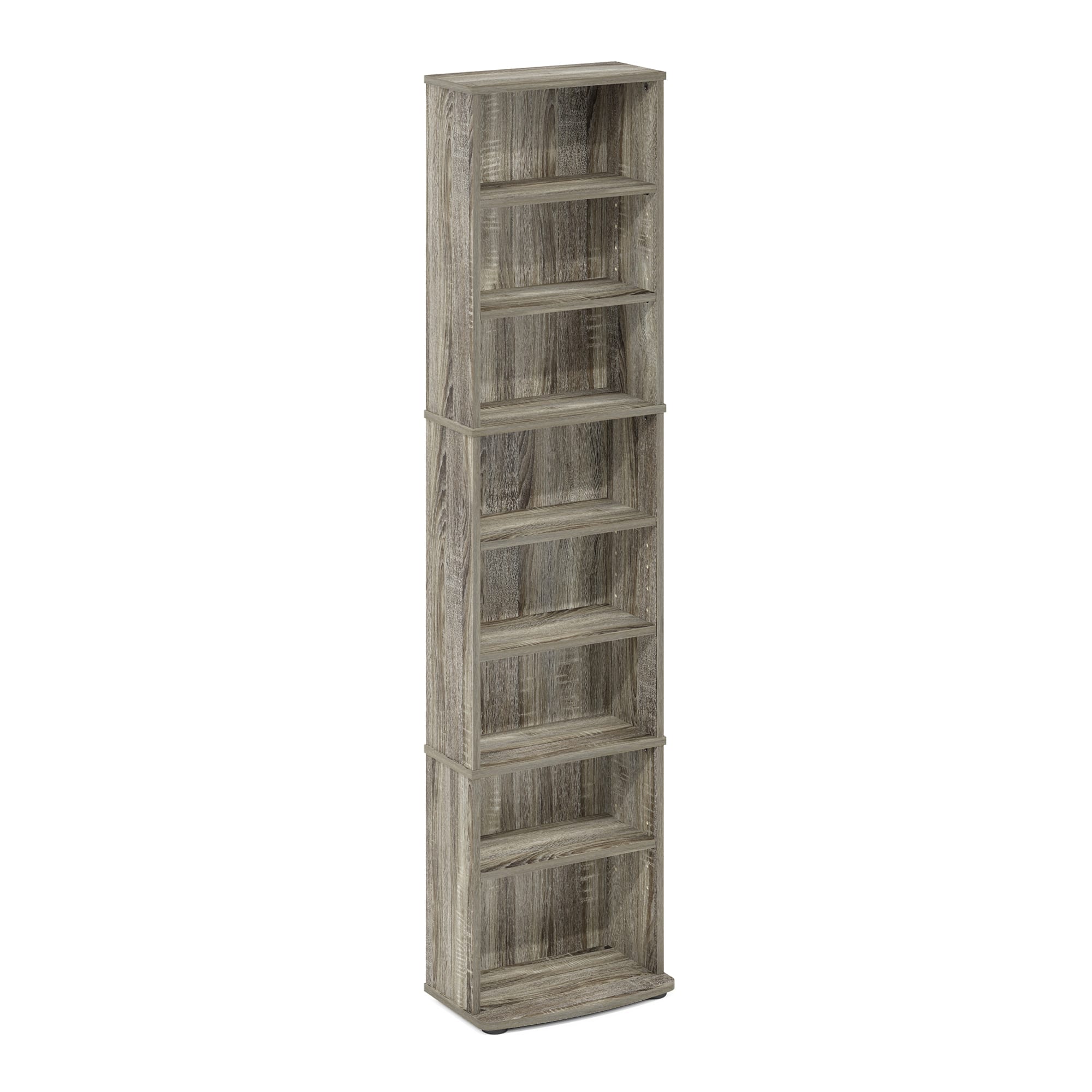 Furinno - JAYA Space Saving Multimedia Storage Tower - French Oak