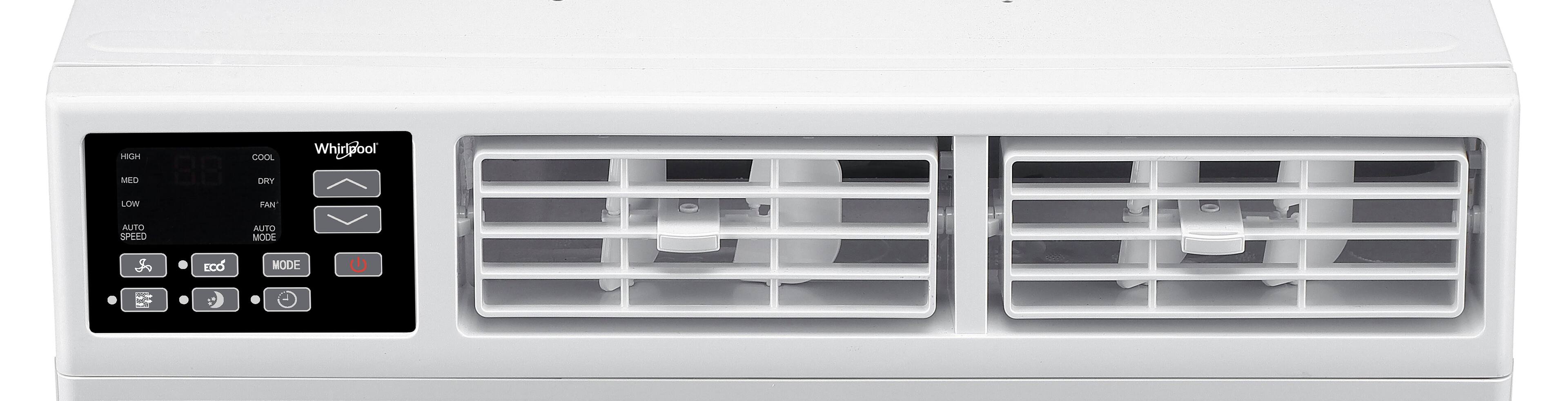 HIGH MED LOW 38 COOL DRY FAN Whirlpool AUTO SPEED AUTO MODE