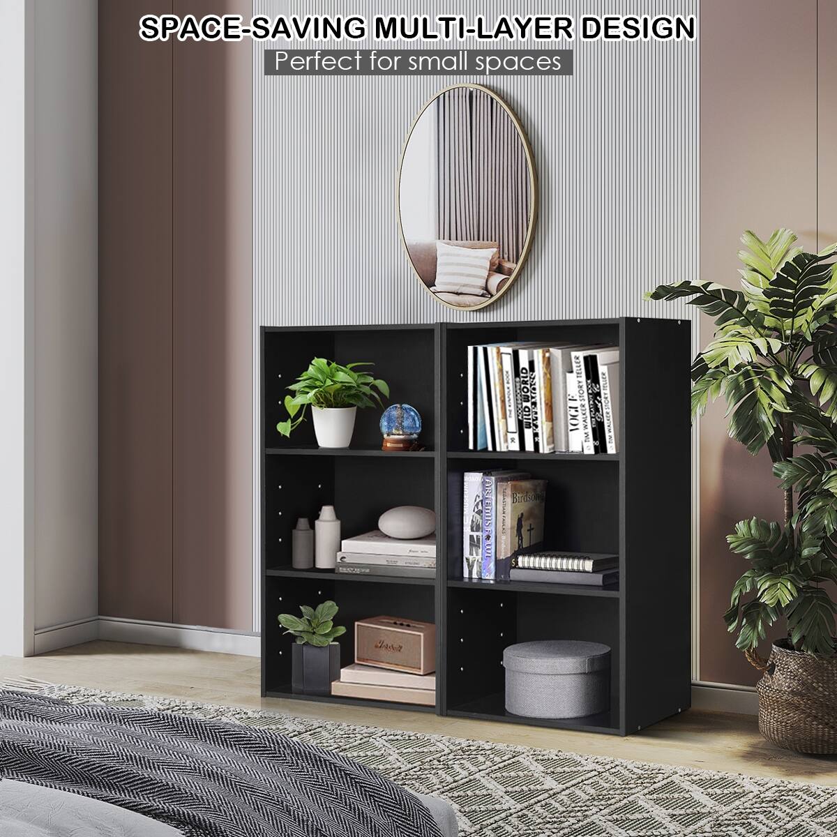 Space-saving multi-layer design perfect for small spaces.