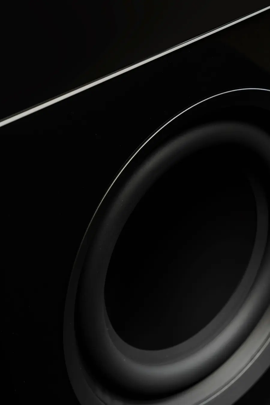 Alt View 17. MartinLogan - Abyss 10, 10” Hybrid, Powered Subwoofer, with Magnitude MT-1.6kW Amplifier, Sub Control App, and Wireless Built-In - Gloss Black.