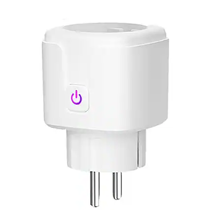 Front. MOSZAR LLC - Smart Plug Outlet – 16A, Works with Apple HomeKit & Siri Control - white.