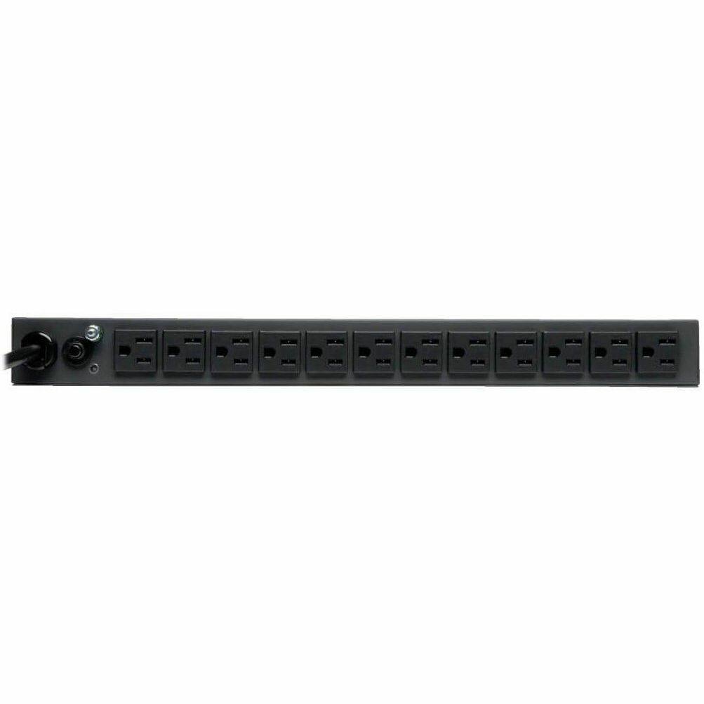 Alt View 2. Tripp Lite - Eaton Tripp Lite Series 1.5kW Single-Phase Local Metered PDU, 100-127V Outlets (13 5-15R), 5-15P Input with 6 ft. (1.83 - Unknown.