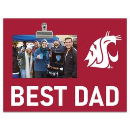 Fan Creations - Washington State Cougars 8" x 10.5" Briteline Best Dad Clip Frame - Multicolor