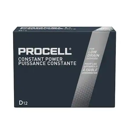 PROCELL
CONSTANT POWER
POISSANCE CONSTANTE
FOR LOW DRAIN DEVICES
POUR LES APPAREILS À FAIBLE CONSOMMATION
D12