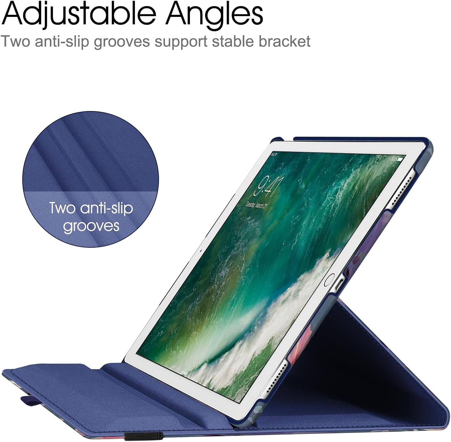 Adjustable Angles  
Two anti-slip grooves support stable bracket  
Two anti-slip grooves