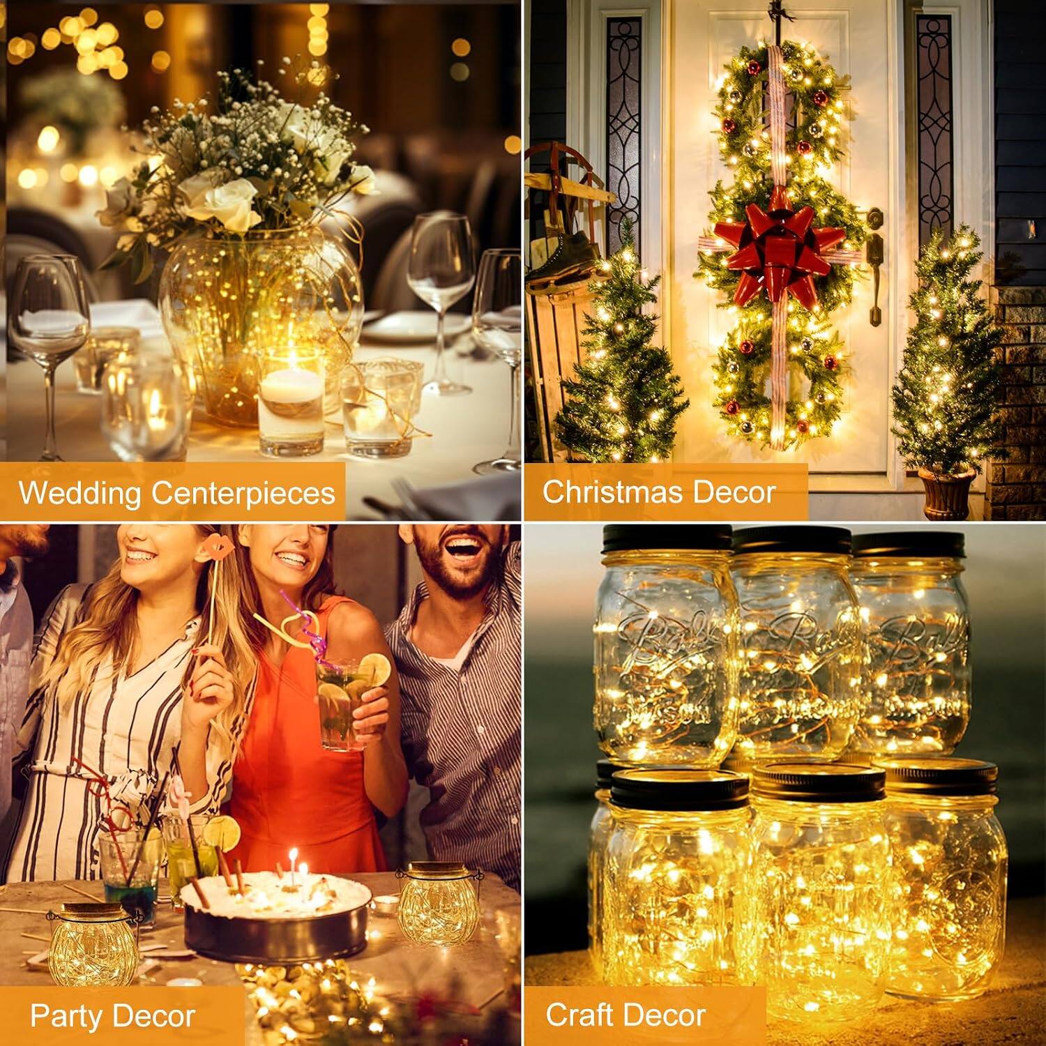 Wedding Centerpieces  
Christmas Decor  
Party Decor  
Craft Decor