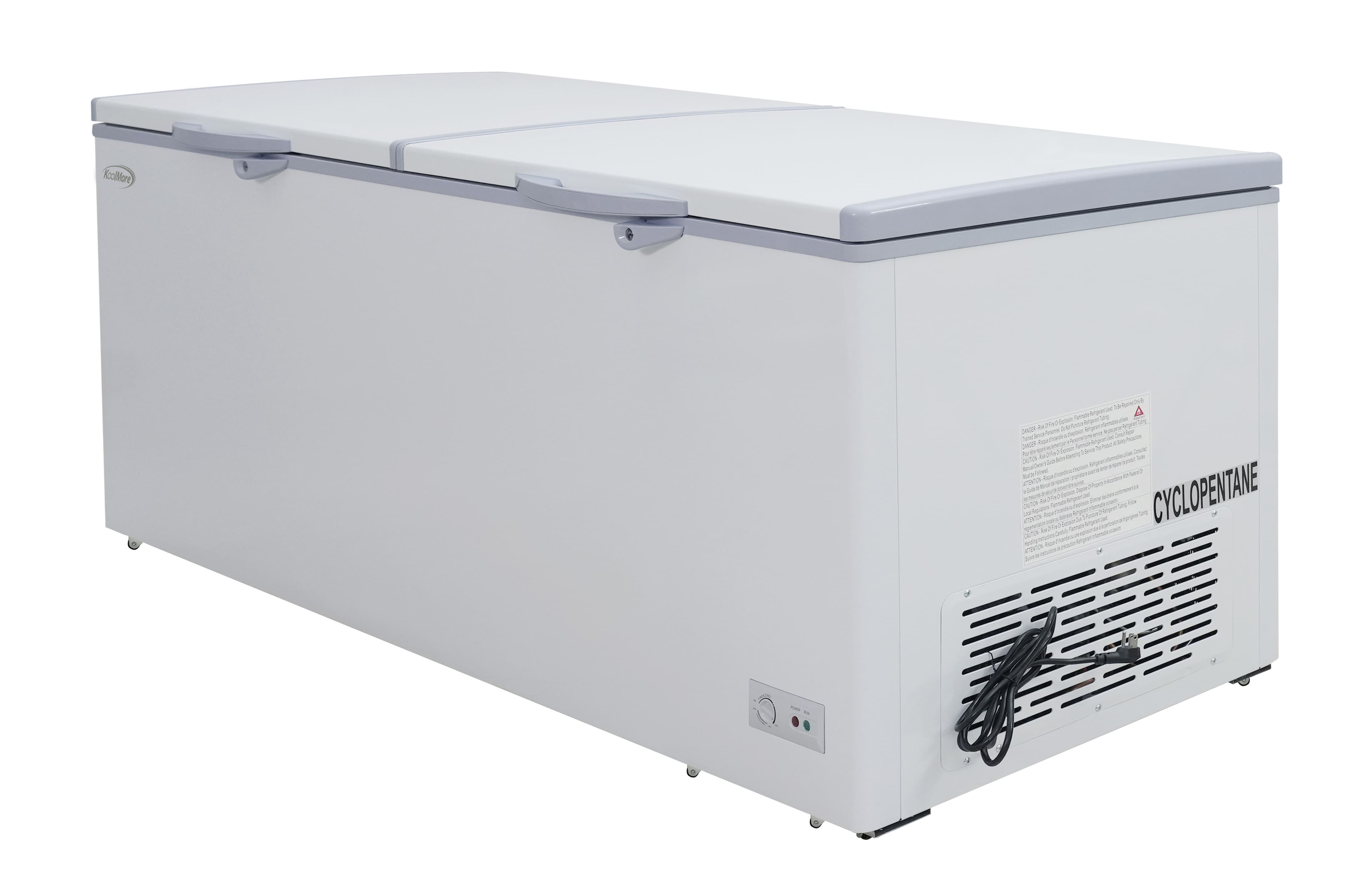 FREEZER タンブラー 白色 bossnoeul Koolmore 77 in. Commercial Chest Freezer 24 cu ft. SCF 24C White