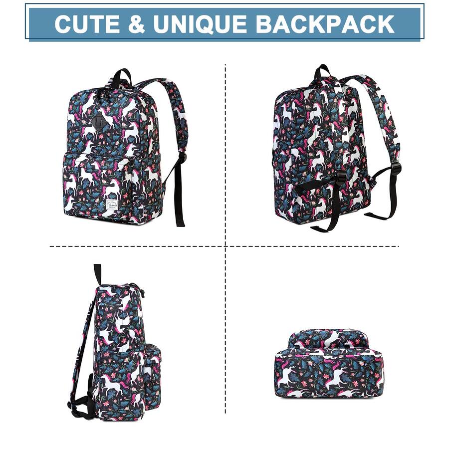 Pacoar Cade Backpack For School Lightweight Water Resistant Bookbag ...