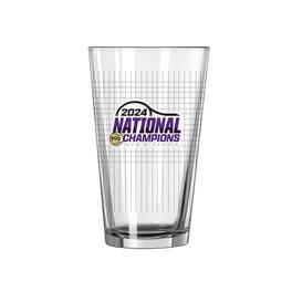 Logo Brands - TCU Horned Frogs 2024 NCAA Men's Tennis National Champions 16oz. Pint Glass - Multicolor
