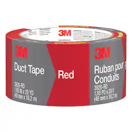 3M - Scotch 1.88 in. W X 20 yd L Red Solid Duct Tape