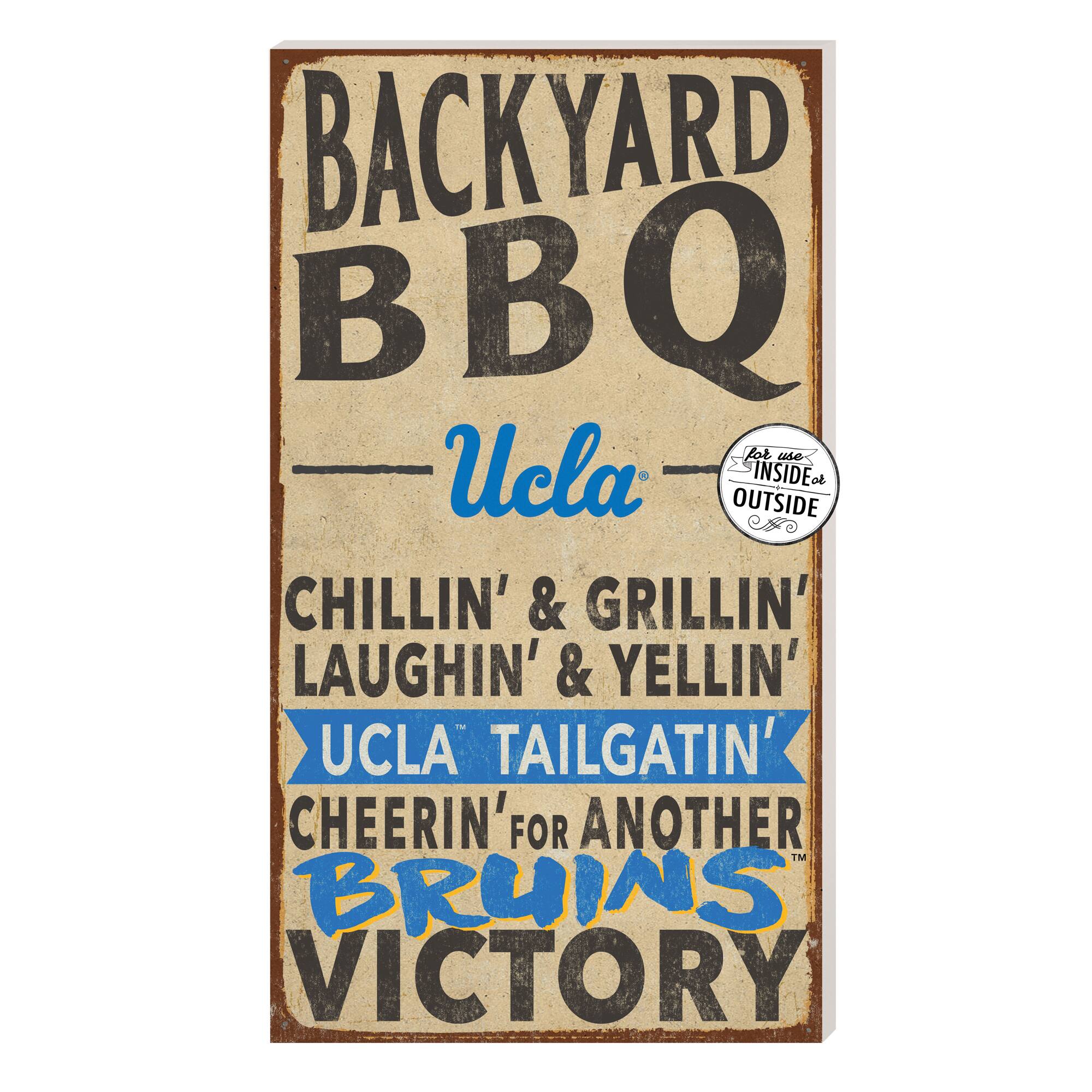 Brown UCLA Bruins 11'' x 20'' Indoor/Outdoor BBQ Sign
