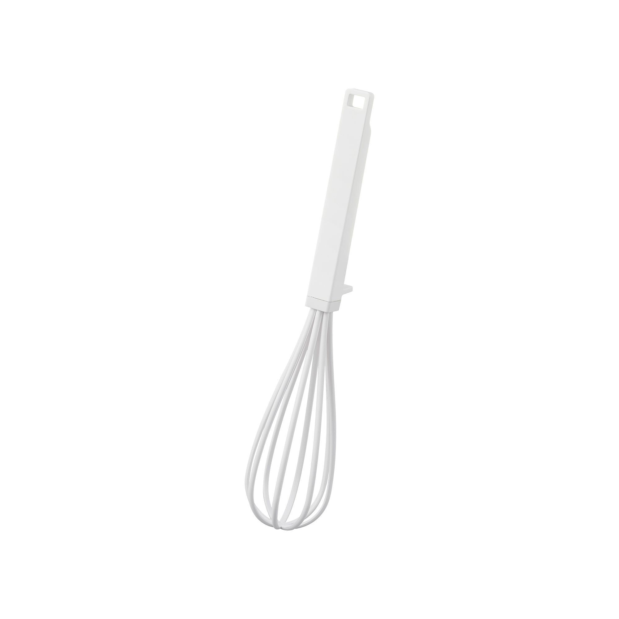 Angle. Yamazaki Home - Floating Whisk - Silicone + Nylon - Black.