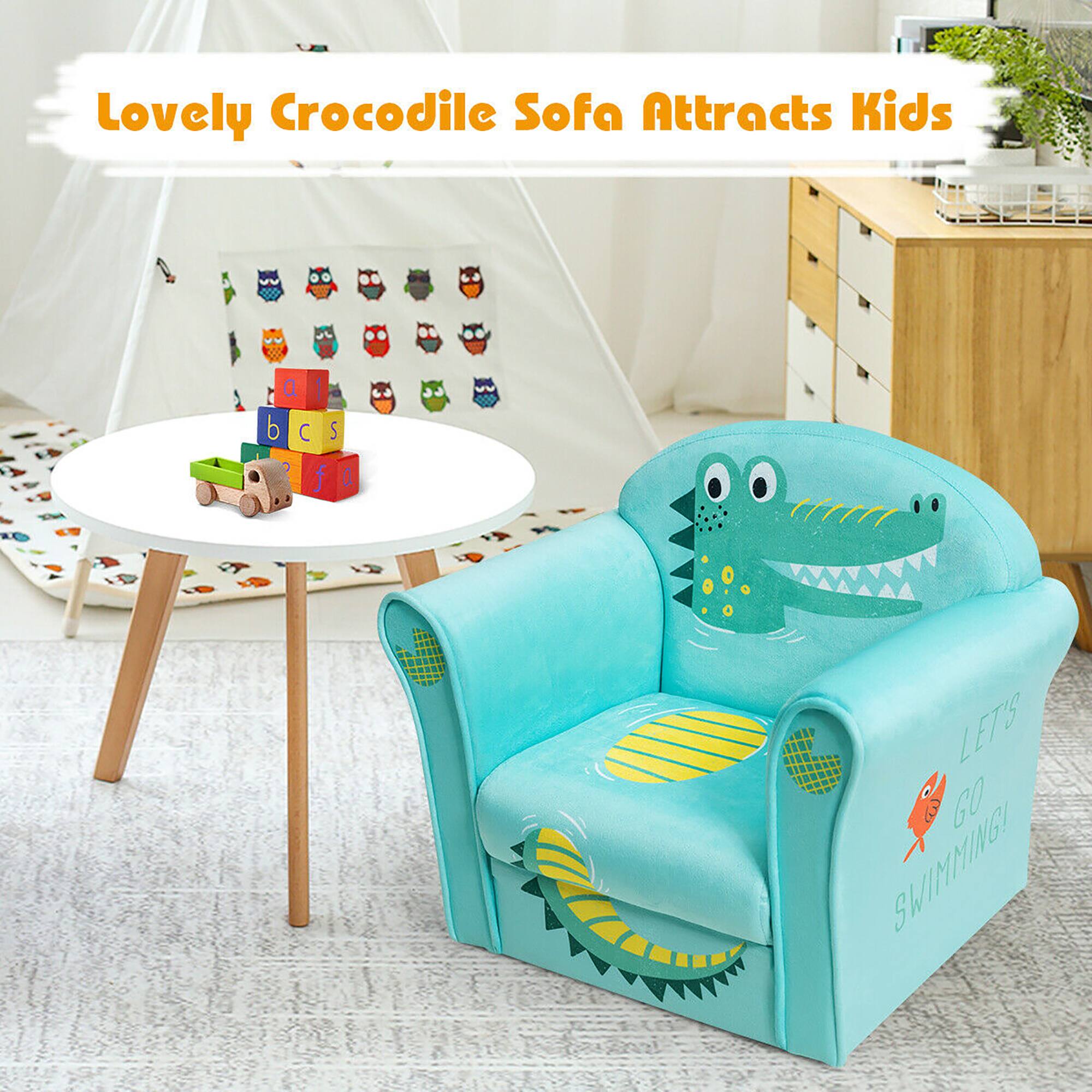 Lovely Crocodile Sofa Attracts Kids

LET'S GO SWIMMING!