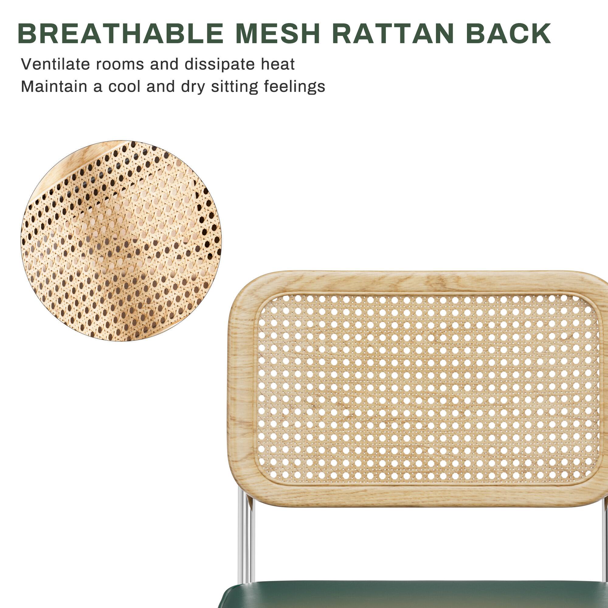 BREATHABLE MESH RATTAN BACK

Ventilate rooms and dissipate heat. Maintain a cool and dry sitting feeling.