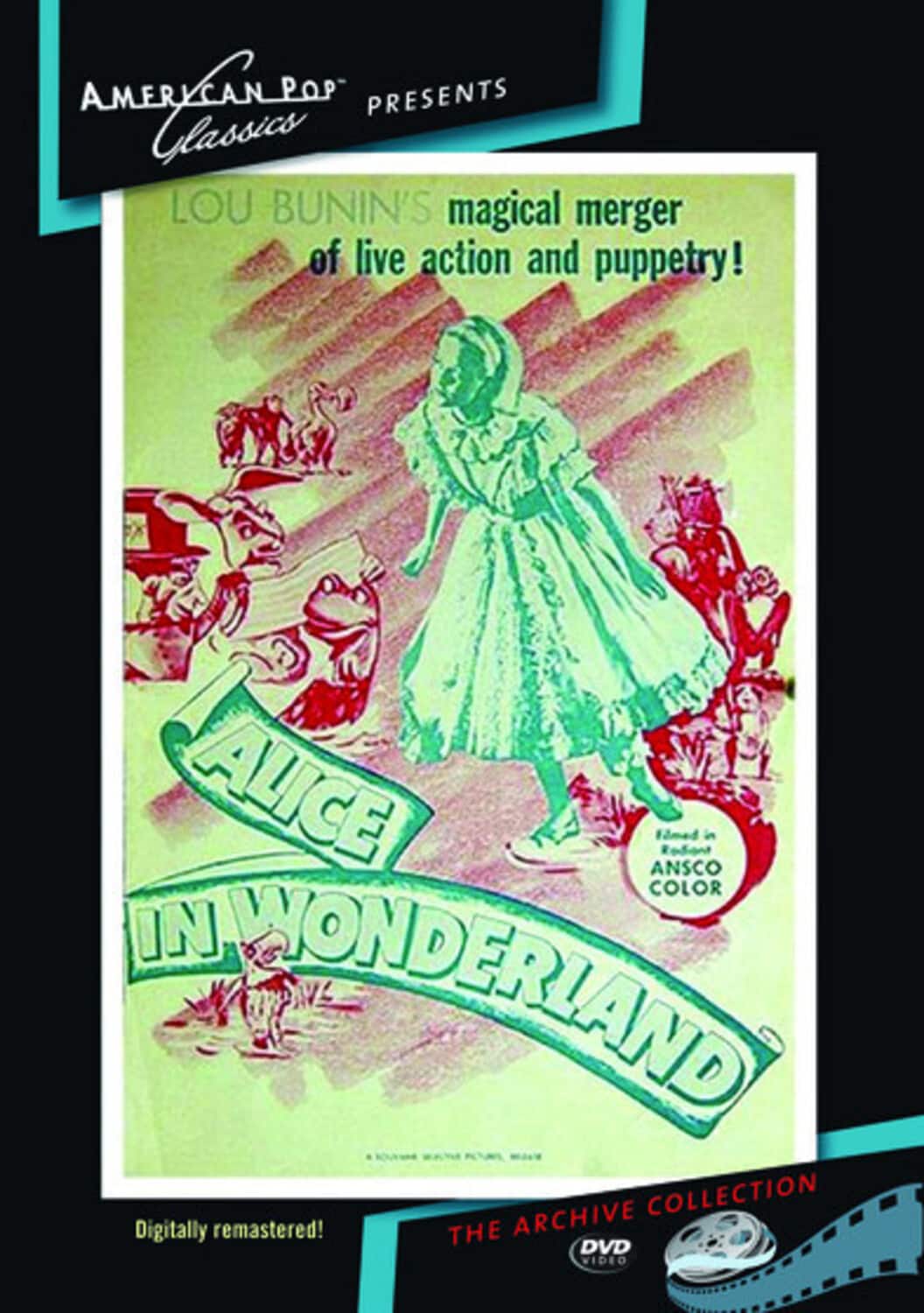Front. Alice in Wonderland - DVD.
