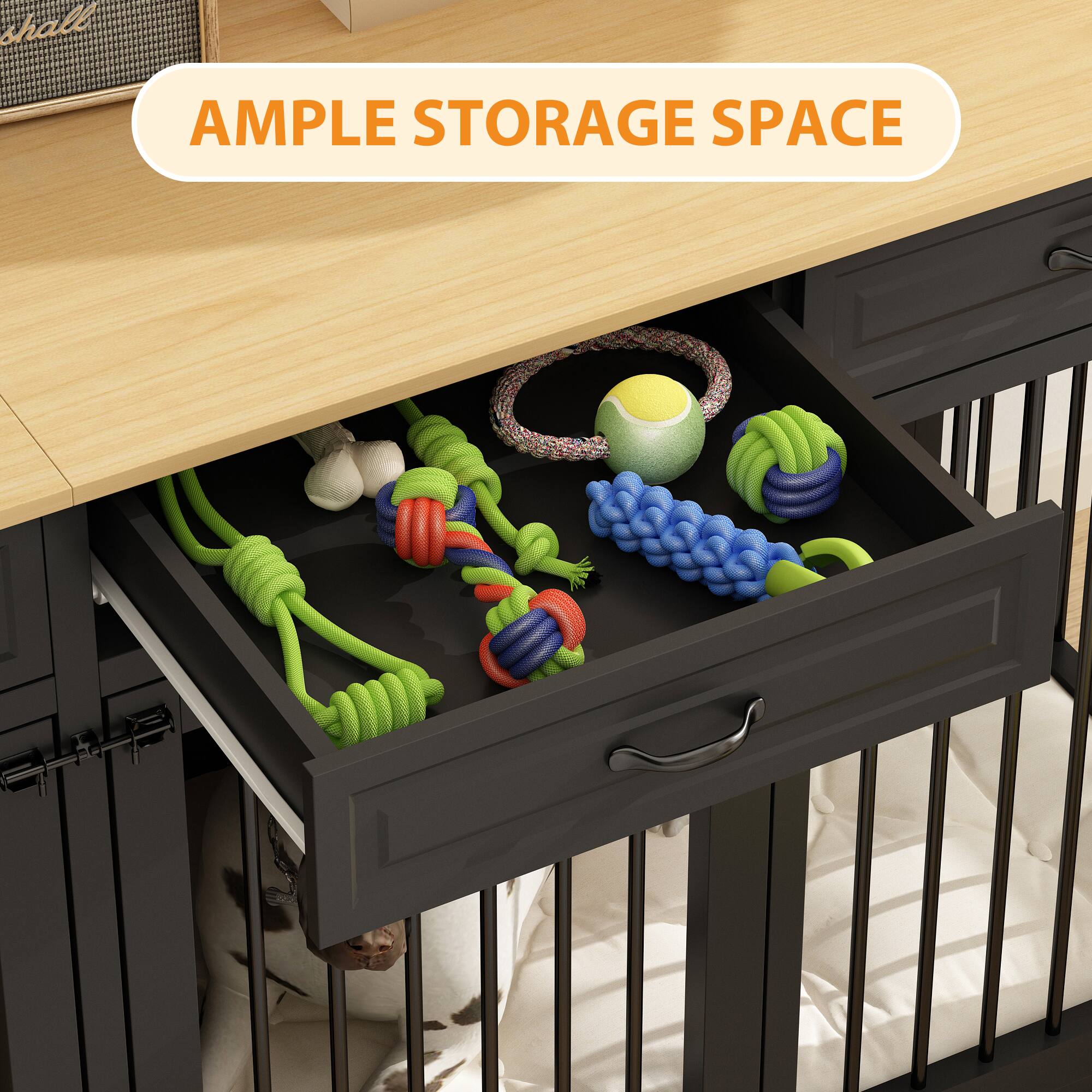 AMPLE STORAGE SPACE