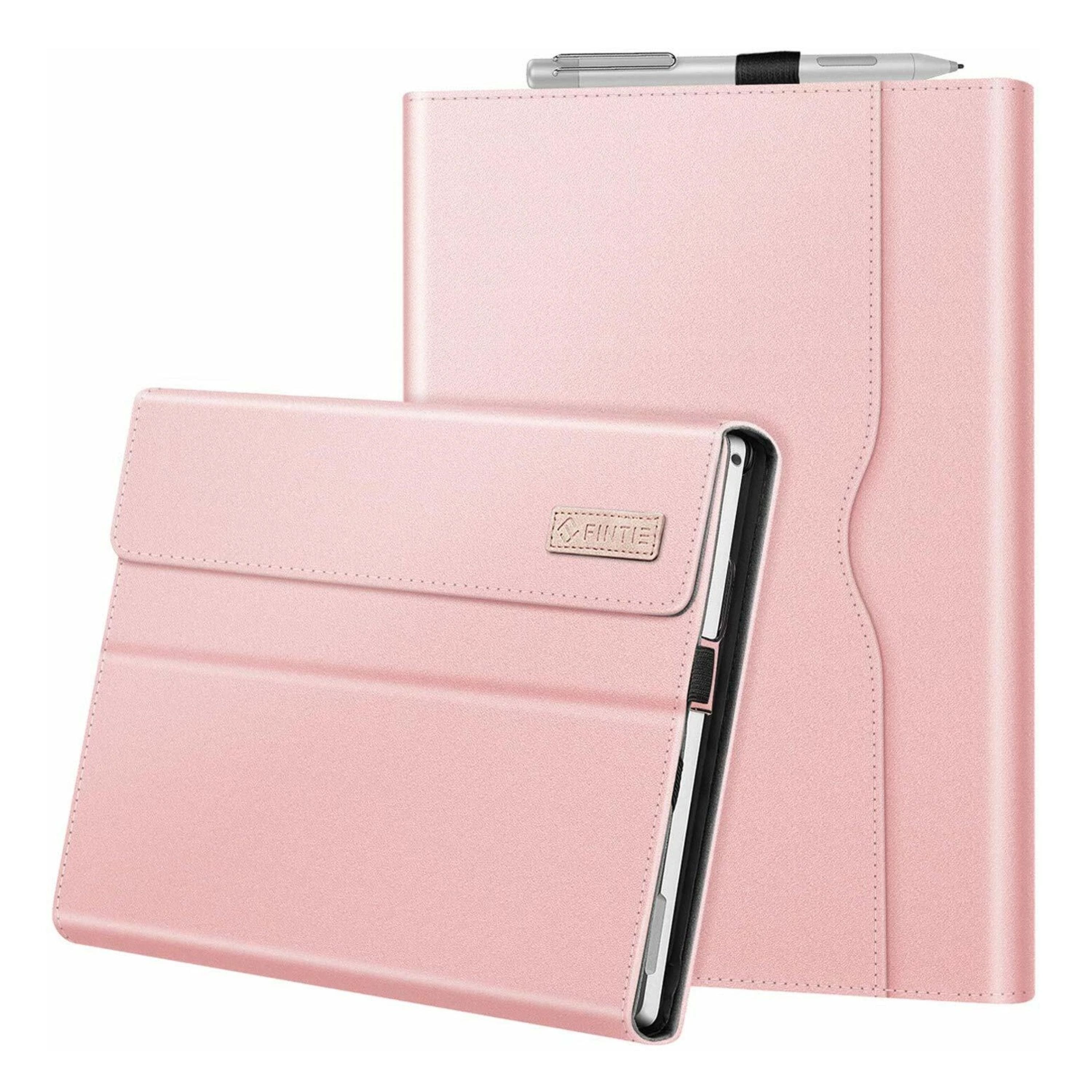 Kitcheniva - Folio Case For 12.3 Inch Microsoft Surface Pro 7 Plus 2021 - Rose Gold
