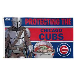 WinCraft - Chicago Cubs 3' x 5' Star Wars Mandalorian Deluxe Single-Sided Flag - Multicolor