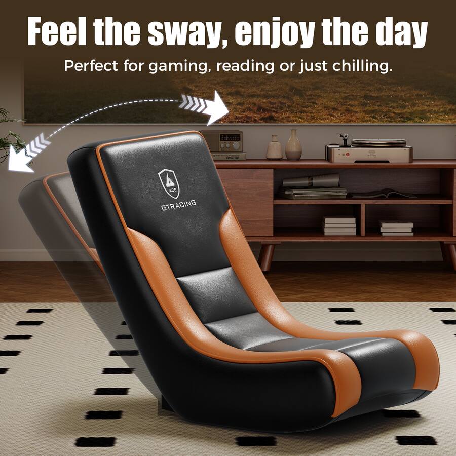 GTPlayer Rocker Floor Gaming Chair Ergonomic Comfortable Floor Rocker ...
