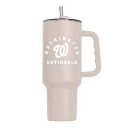 Logo Brands - Washington Nationals 40oz. Sand Soft Touch Tumbler - Multicolor