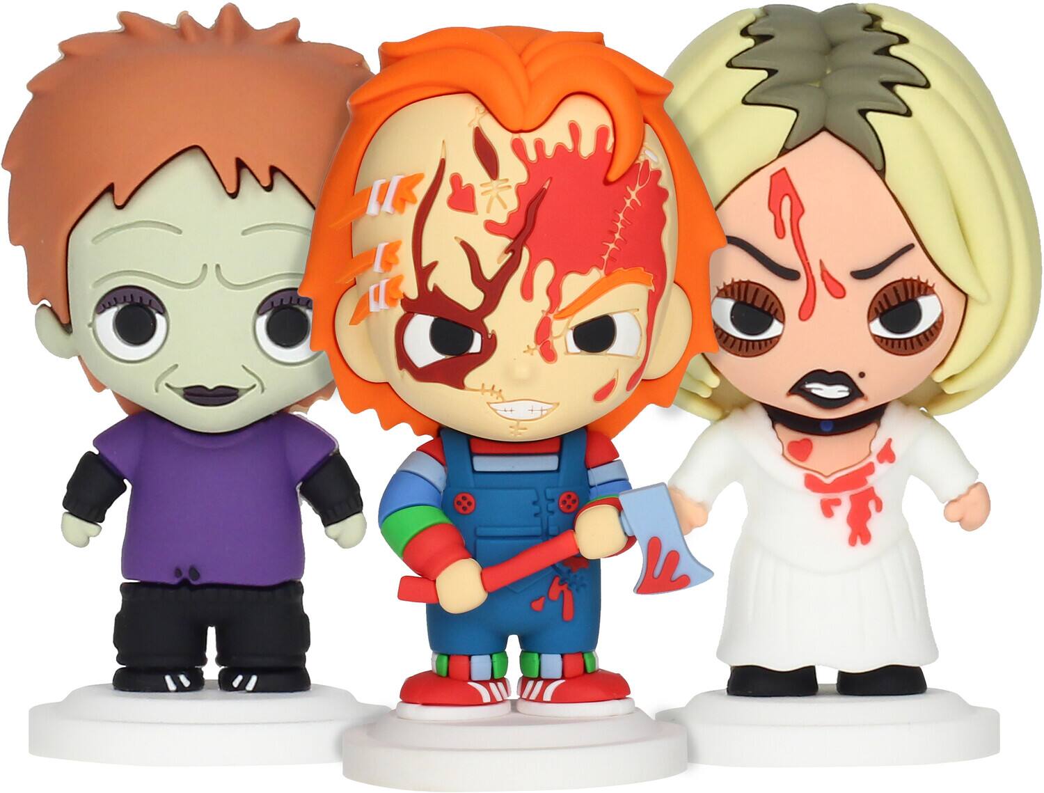 Front. PopMarket - Chucky Pokis Family Figure Set   - COLLECTIBLES - Multicolor.