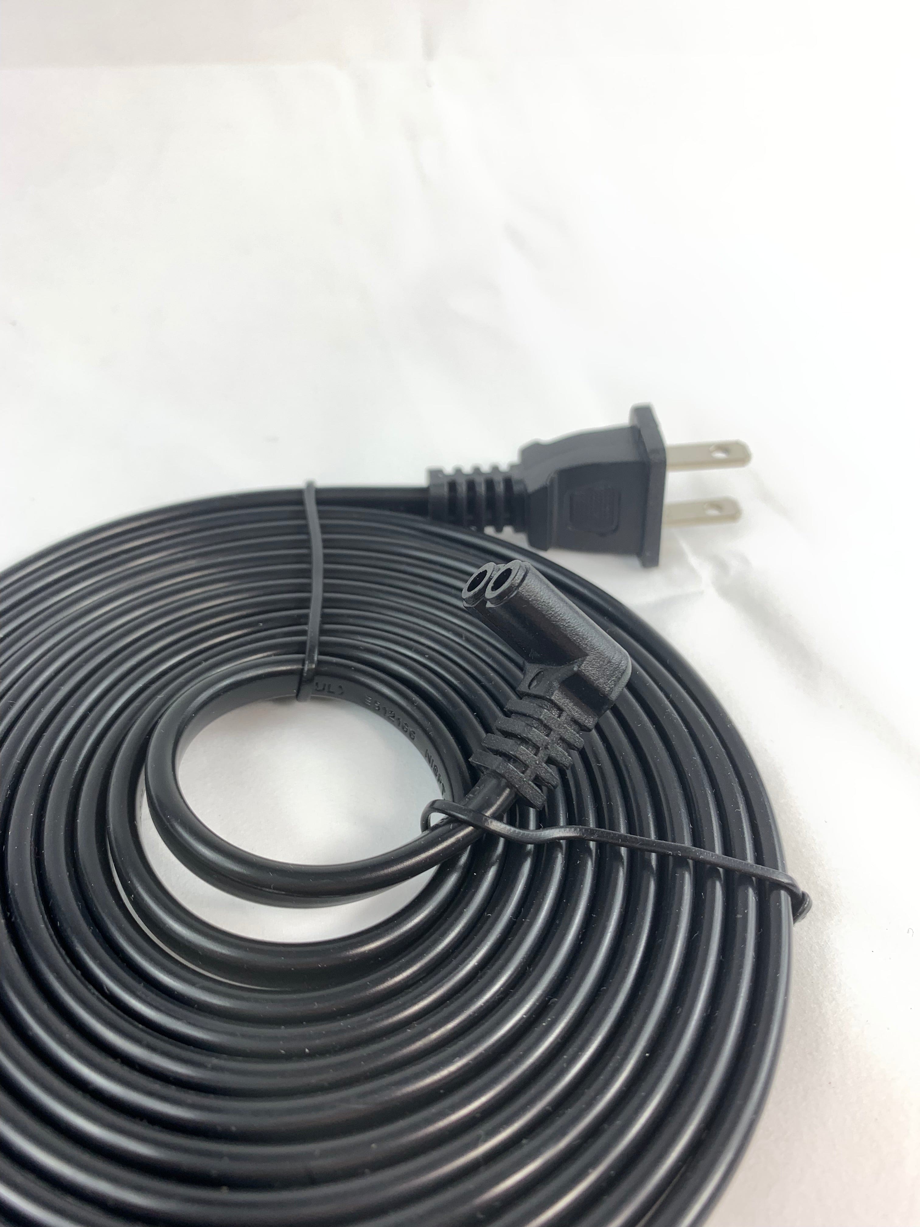 OMNIHIL - 10FT 90 Degree TV cable for TCL Roku Samsung LG Haier Sony Insignia Jvc Sharp Toshiba Vizio Ultra HD Smart LCD TV