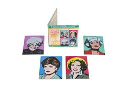 Just Funky - The Golden Girls Collectible Warhol Art Style 4-Magnet Set | 4-Inch Tall Magnets - Blue