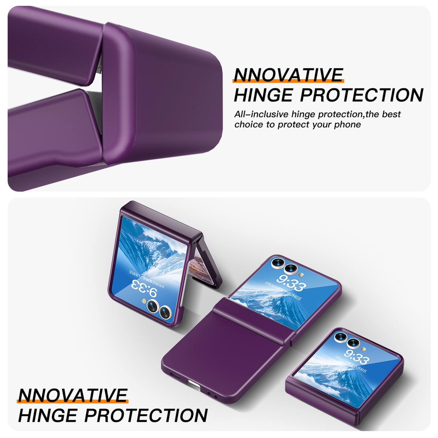 INNOVATIVE HINGE PROTECTION

All-inclusive hinge protection, the best choice to protect your phone

INNOVATIVE HINGE PROTECTION