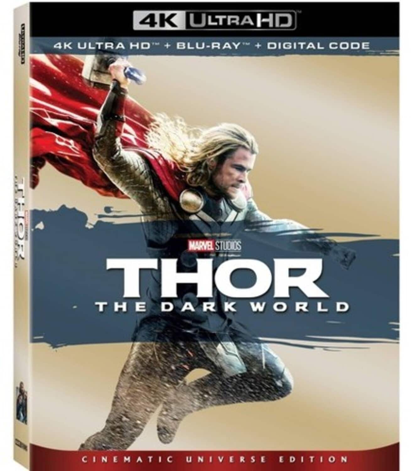 Front. Thor: The Dark World   - 4K Blu-Ray.