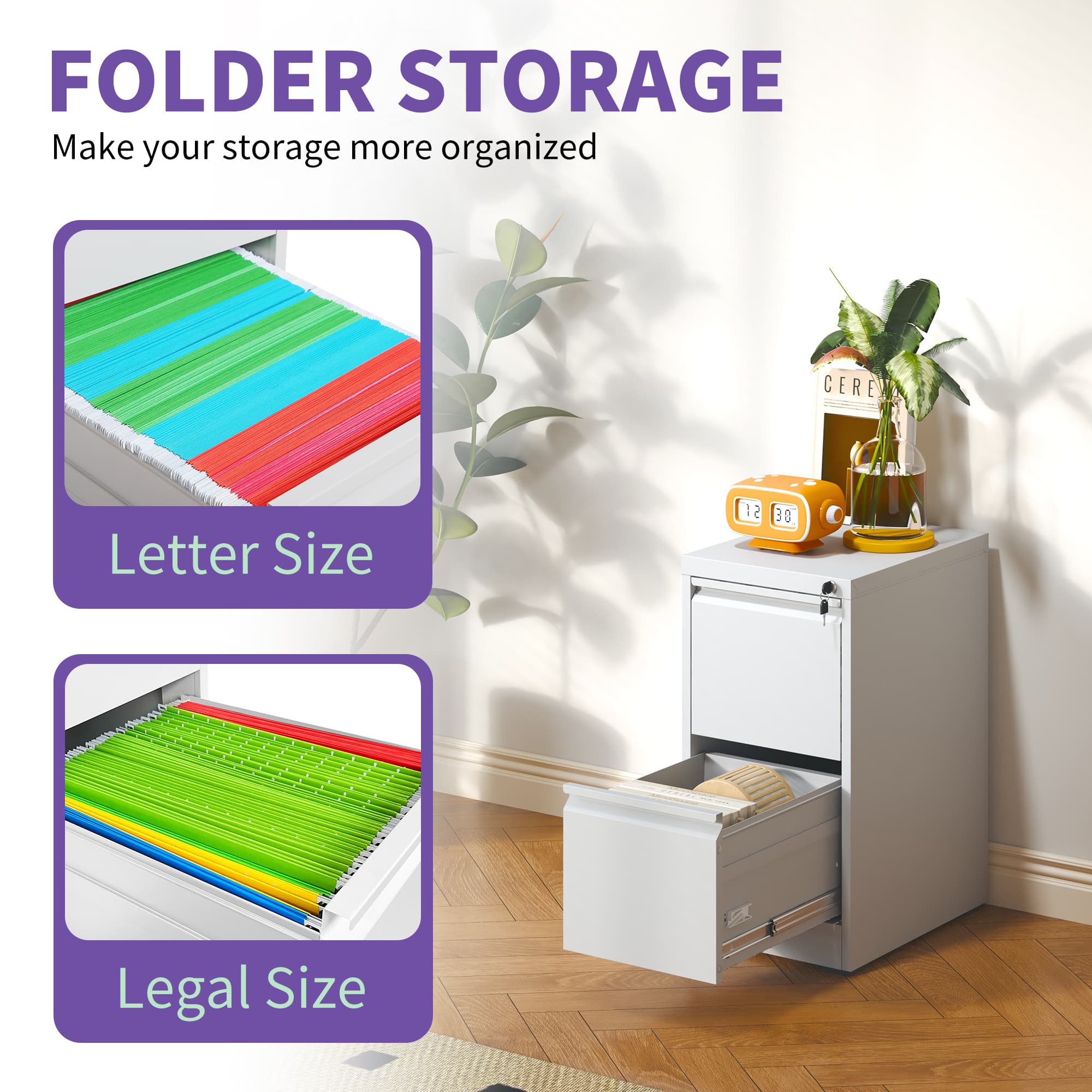 FOLDER STORAGE  
Make your storage more organized  

Letter Size  
Legal Size
