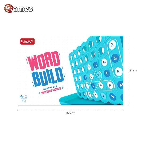 G G ames G FUNSKOOL WORD BUILD MASTER THE ART OF WORDS BUILDING 6+ G G N G F E E 0 X T S 0 A P M U F I J  21 cm 26.5 cm