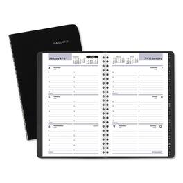 AT-A-GLANCE - DayMinder Block Format Weekly Appointment Book Tabbed Telephone Add Section 8.5 x 5.5 Black 12 Month Jan to Dec 2026