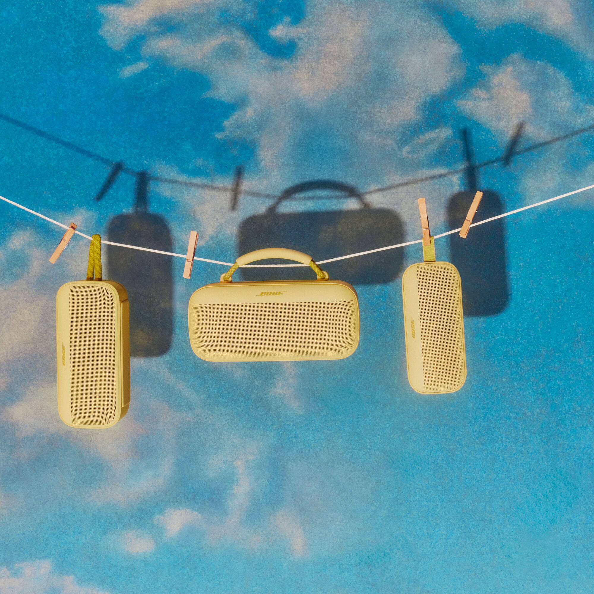 Alt View 5. Bose - SoundLink Flex (2nd Gen) Portable Bluetooth Speaker with Waterproof/Dustproof Design - Citrus Yellow.