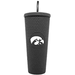 Logo Brands - Iowa Hawkeyes 24oz. Logo Studded Tumbler - Multicolor