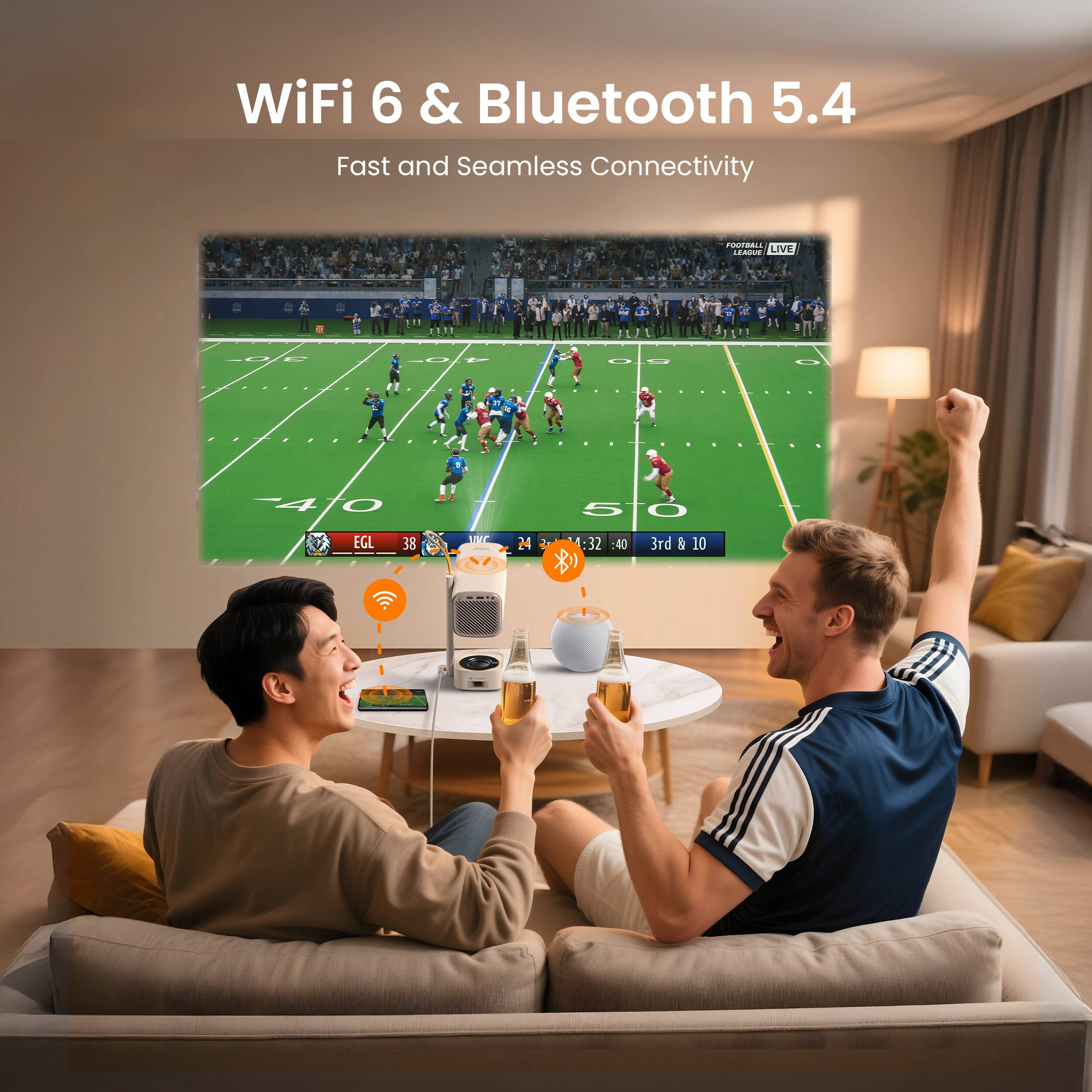 WiFi 6 & Bluetooth 5.4  
Fast and Seamless Connectivity
