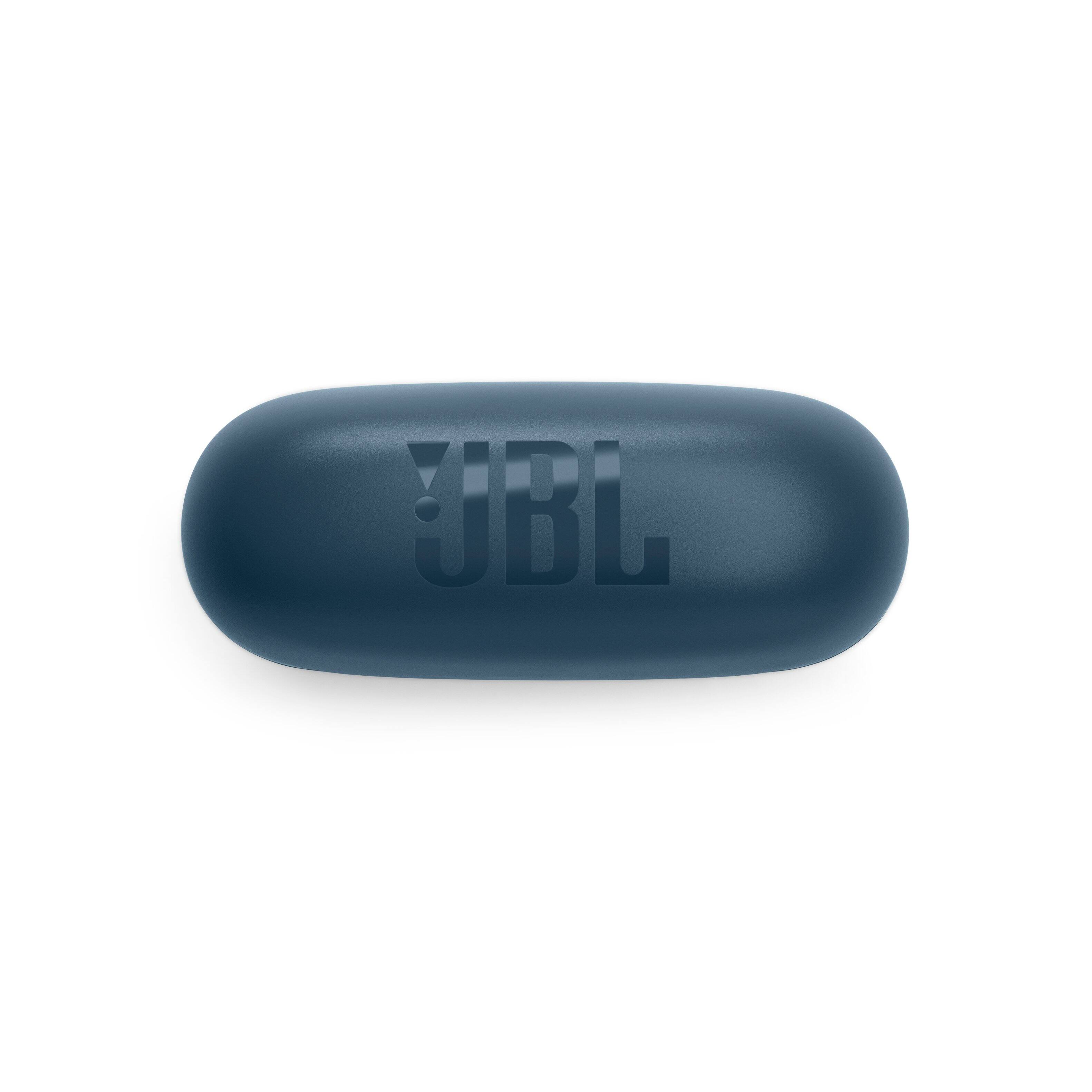 Alt View 15. JBL - Endurance Race Waterproof True Wireless Sport Earbud Headphones - Blue.