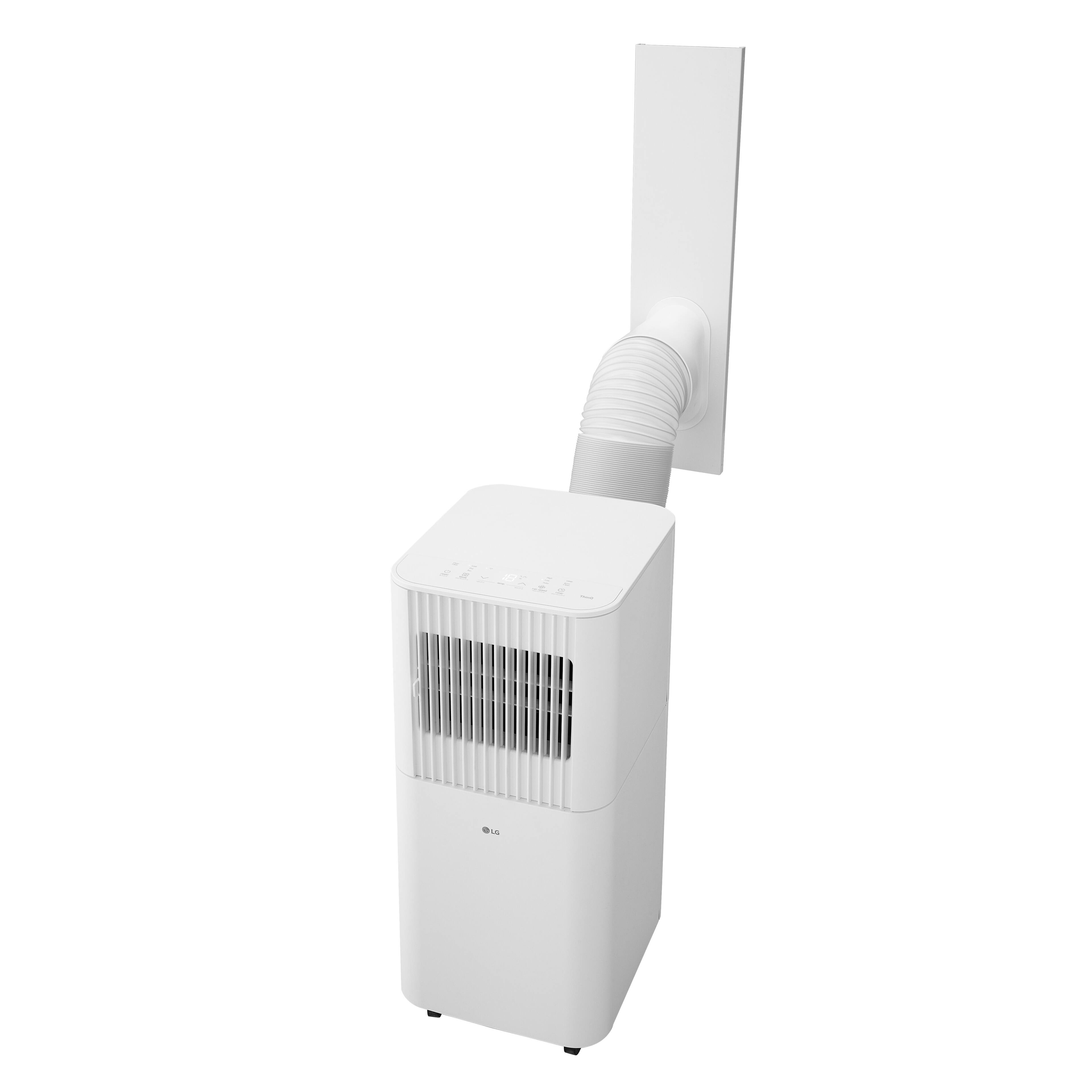 Alt View 15. LG - 250 Sq. Ft. 6,000 BTU DOE (8,000 BTU ASHRAE) Portable Air Conditioner with Remote - White.