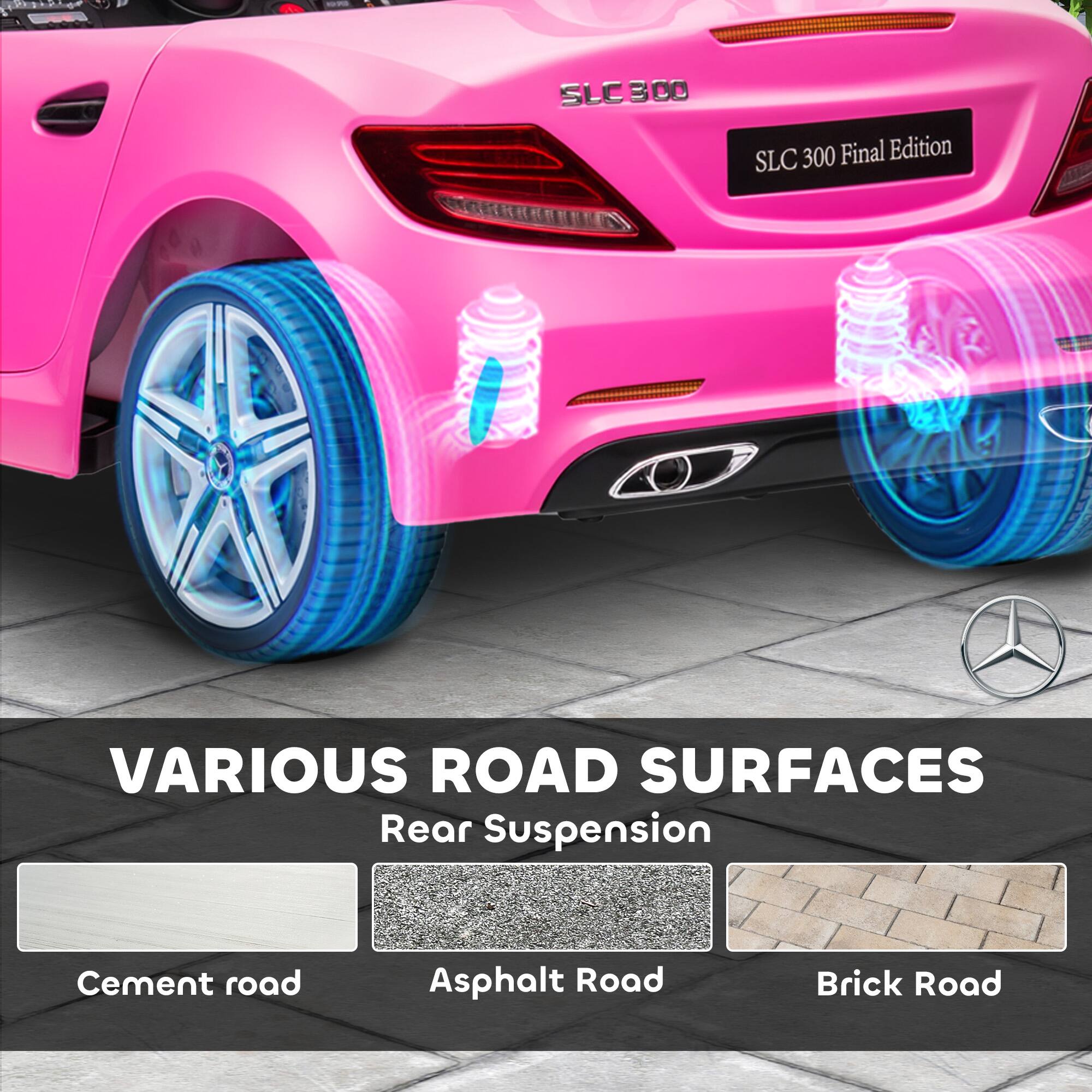 SLC 300  
SLC 300 Final Edition  
VARIOUS ROAD SURFACES  
Rear Suspension  
Cement road  
Asphalt Road  
Brick Road